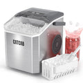 Stainless Steel Countertop Ice Maker Machine, 26.5Lbs/24H P62858