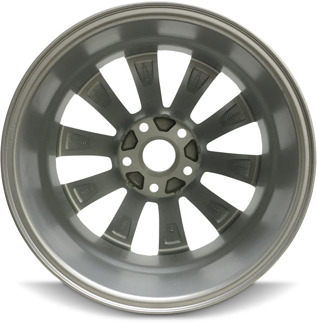 16 Inch 5 Lug Silver Aluminum Rim T86147