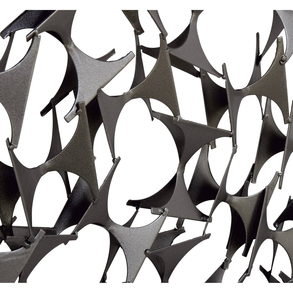 Metal Wall Decor (Set of 3) Silver Y40536