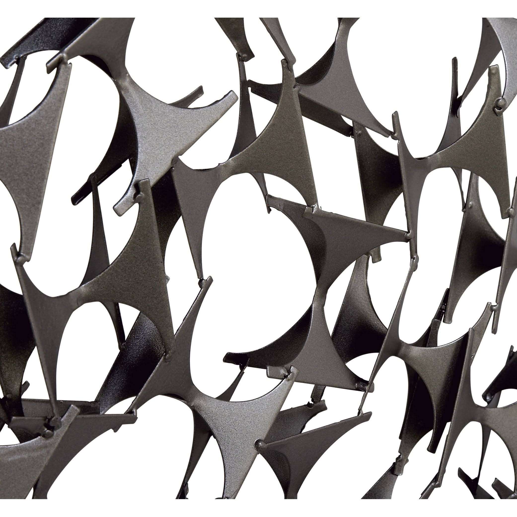 Metal Wall Decor (Set of 3) Silver Y40536