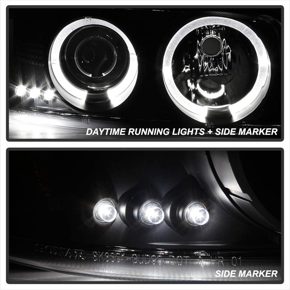 Black Housing Projector Headlights Assembly C98692