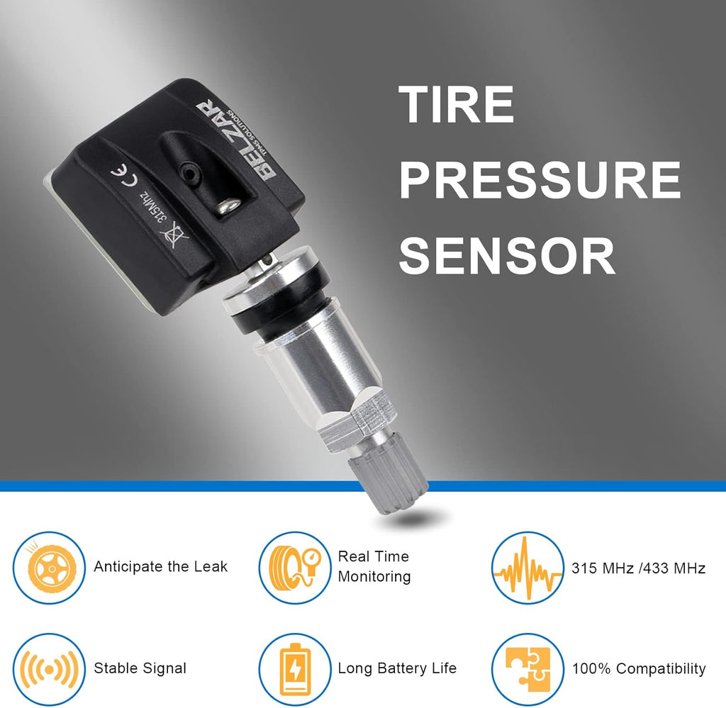 Tire Pressure Sensors TPMS 315MHz Replacement for Infiniti Nissan (4 Pack) D76699