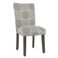 Gray Medallion Parsons Dining Chair (Set of 2) Z128803