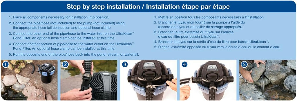 Biological Pressure Filter with 14 Watt UV Clarifier Sterilizer X855