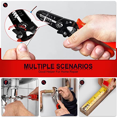 287PCs Hand Tool Set with Hammer, Pliers, Ratchet Wrench, Socket, Portable Tool Box J434017