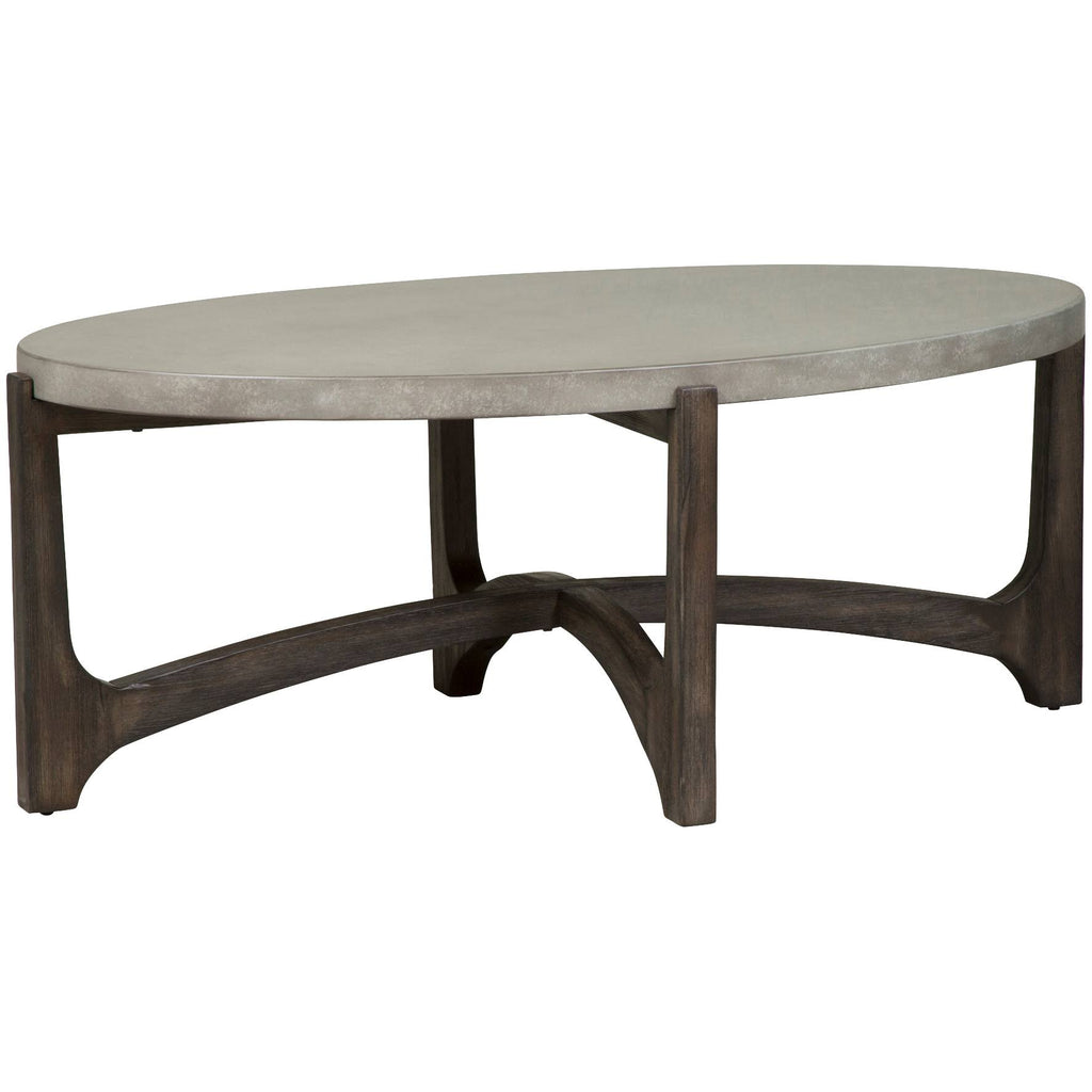 Dark Brown Oval Cocktail Table M6380