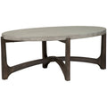 Dark Brown Oval Cocktail Table M6380