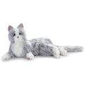 Silver Cat with White Mitts T594203