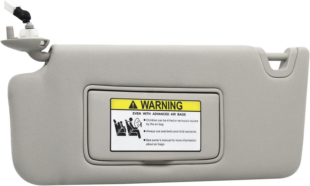 Left Driver Side Sun Visor Beige Pack of 2 I672
