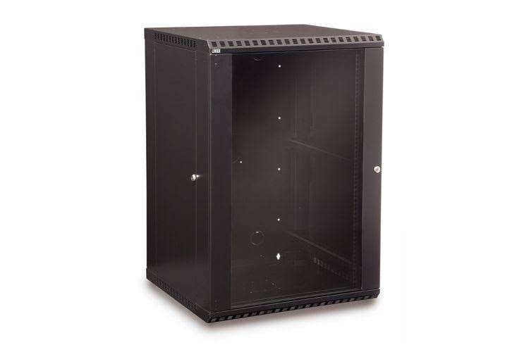 18U Wall Mount Cabinet with Glass Door O915
