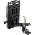 V-Lock Battery Plate with Power Supply Splitter, Super Clamp Crab Pliers Clip and Ball Head Mount T774