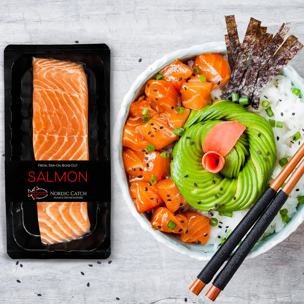 Sashimi Grade Salmon Fillet 10.6oz H3404