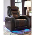 Faux Leather Power Standard Recliner H484