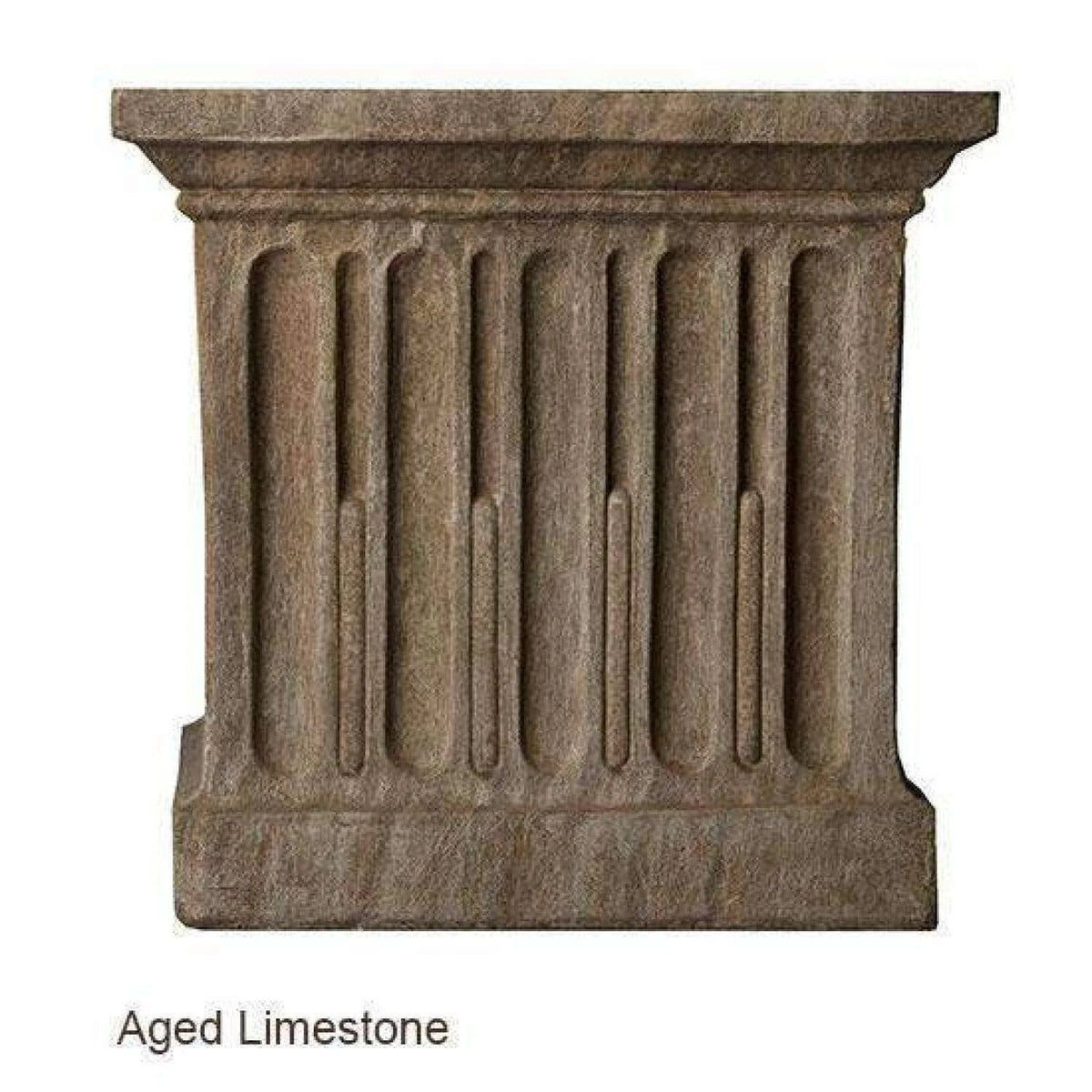 Aged Limestone Fluted Urn X55407