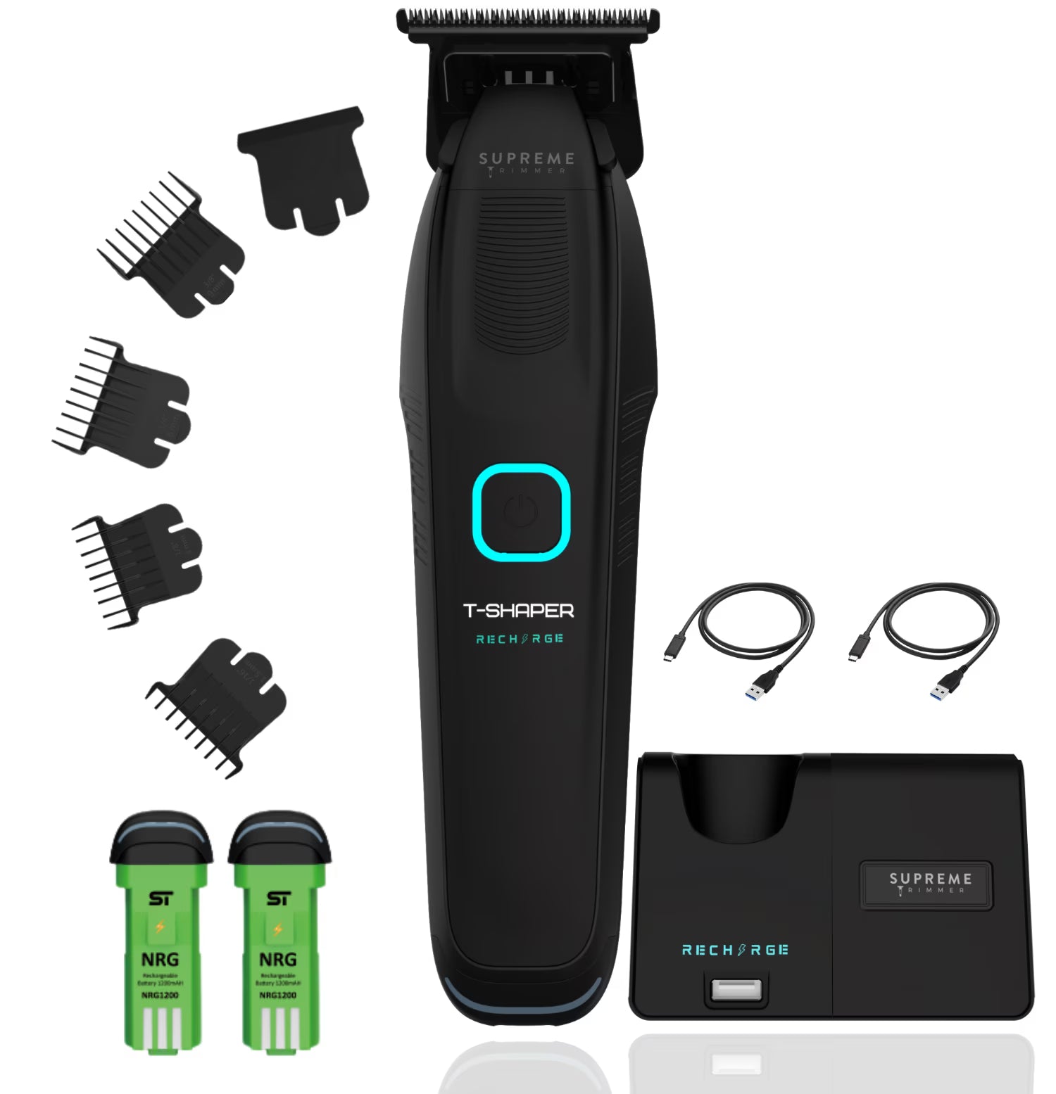 Black Recharge Professional Trimmer X1725