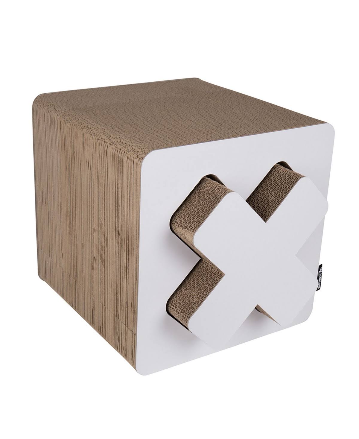 Large White Cardboard Cat Scratcher F532