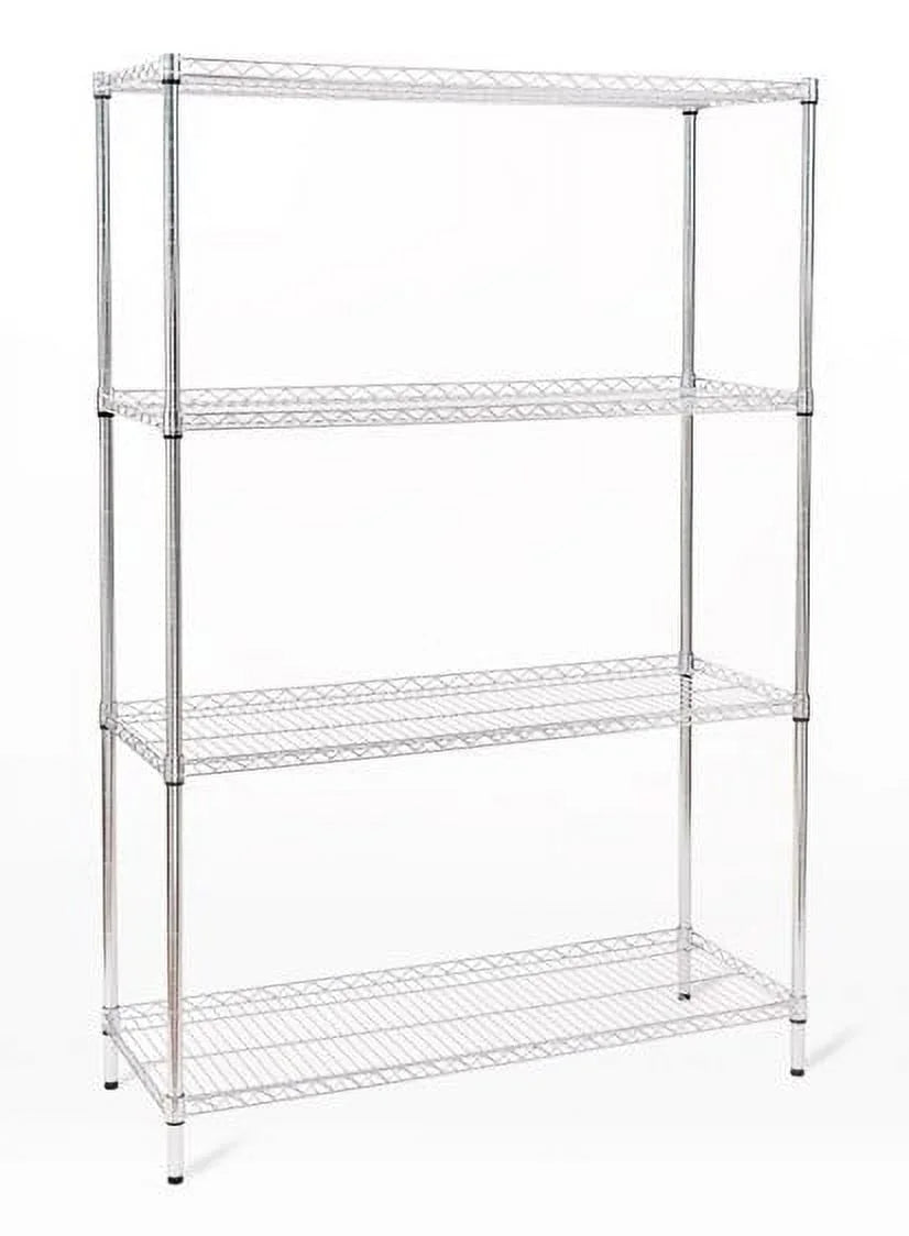 4 Shelf Heavy Duty Wire Shelving Rack L325