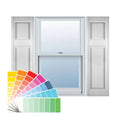 Custom Offset Raised Panel Shutters Y755