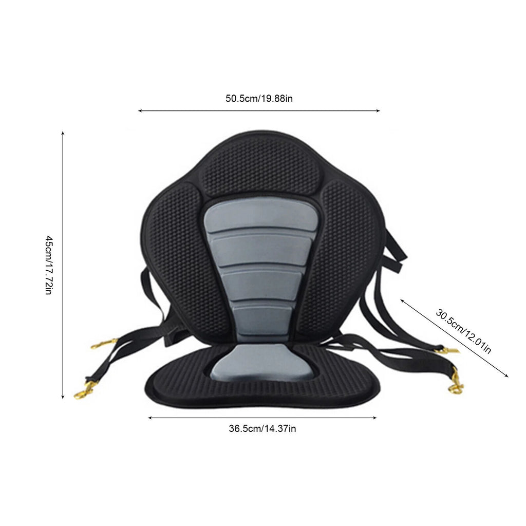 Adjustable Padded Kayak Seat Detachable Backrest Y2359