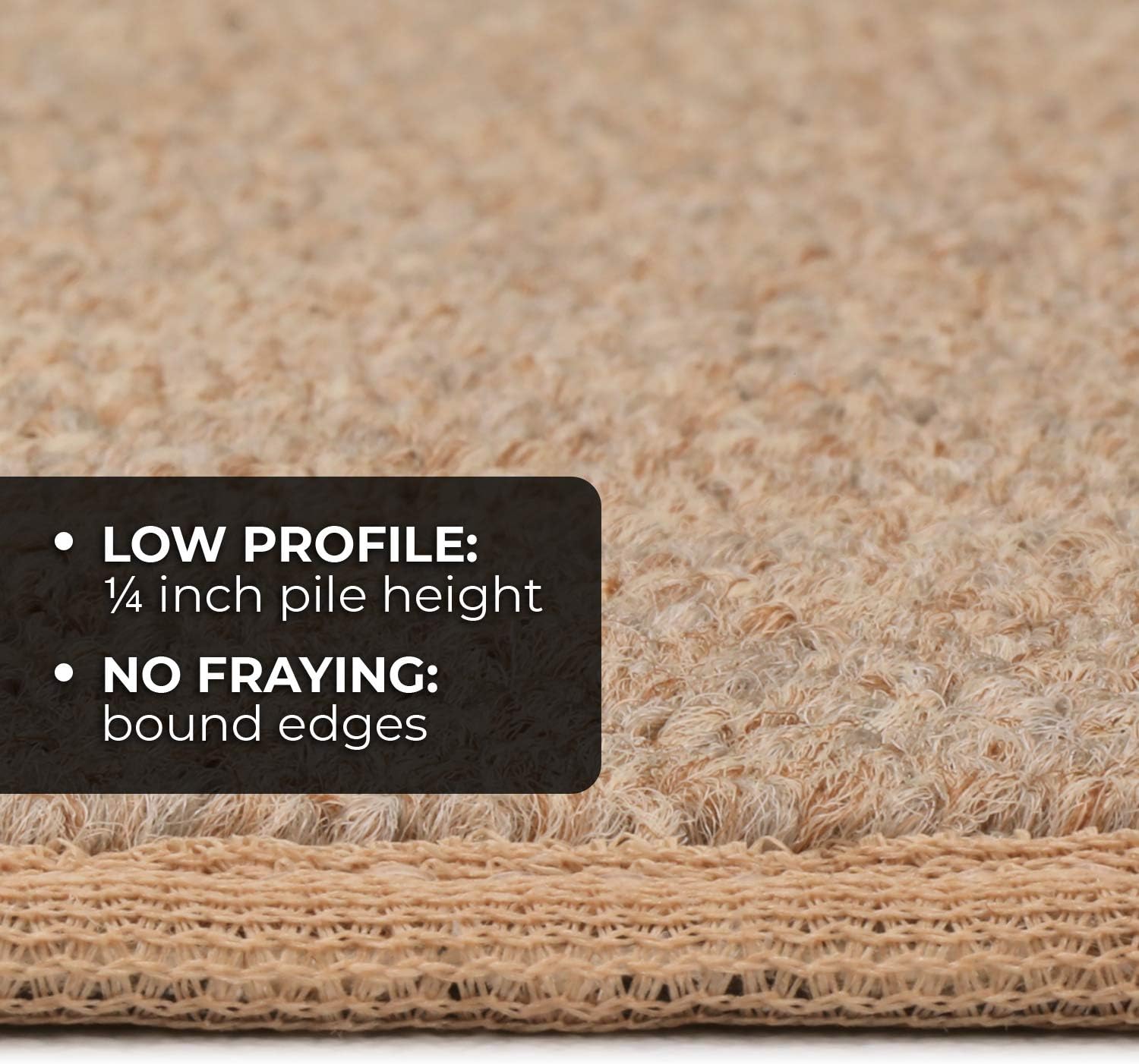 Skid-Resistant Carpet Runner, Pebble Beige, 8 Feet X 27 Inches C898