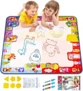 Water Doodle Mat, 30" X 30", 4 Pens, Drawing Molds Booklet Included M2443