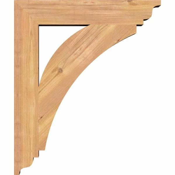 Thorton Traditional Smooth Bracket, Western Red Cedar O318546