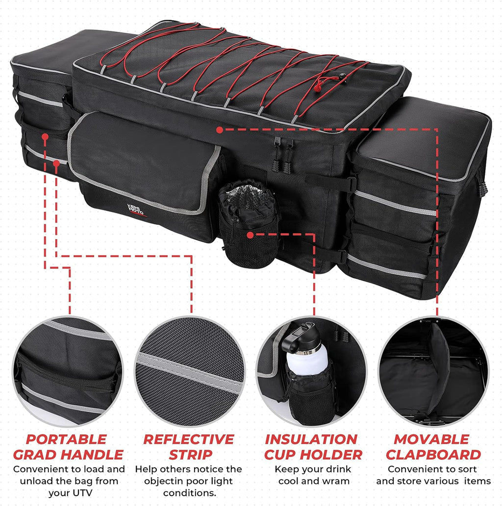 UTV Rear Cargo Storage Bag with Soft Cooler O869