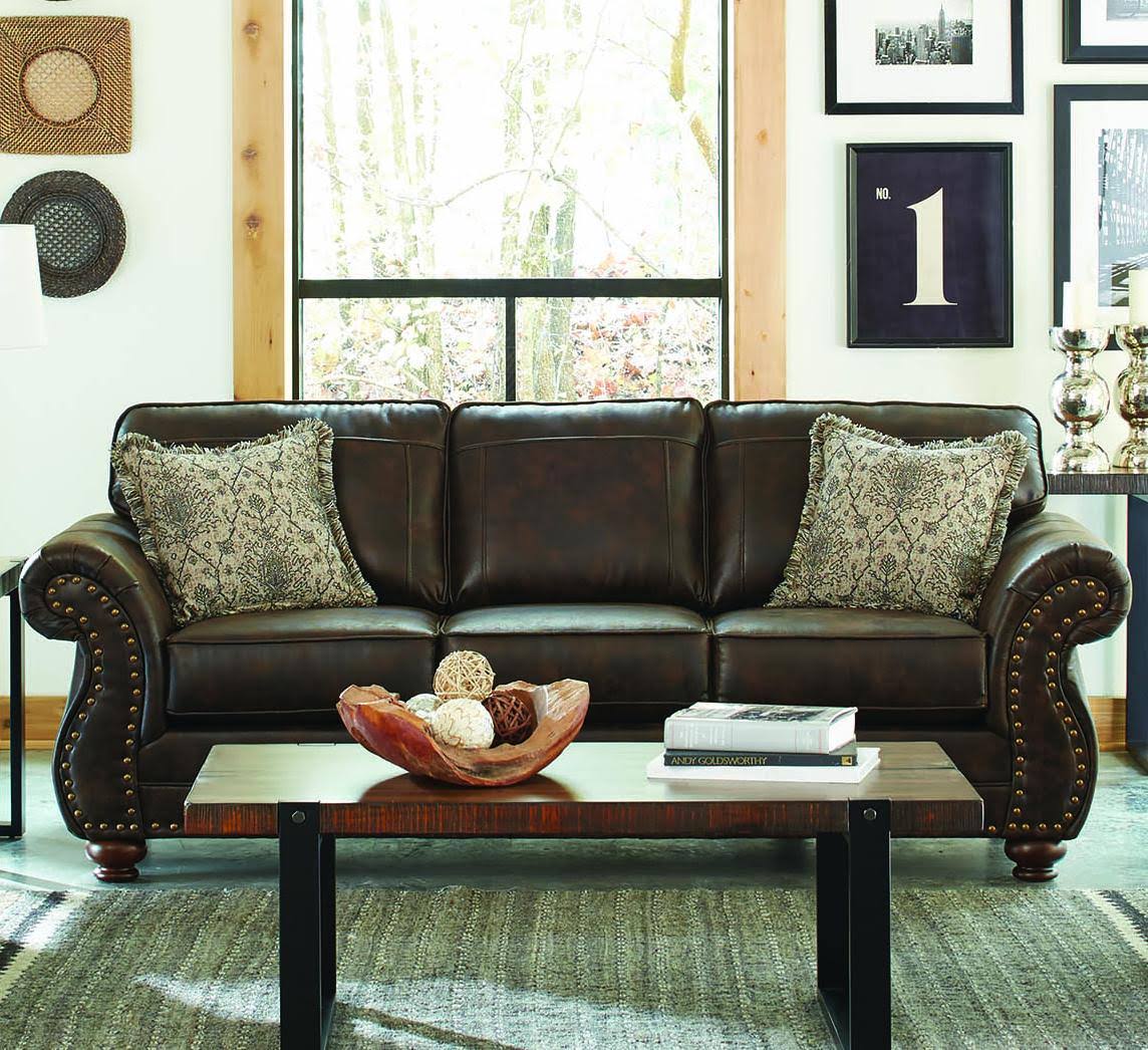 Dark Brown Sofa P909