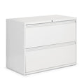 2-Drawer 36x22 Wide Lateral File Cabinet, Designer White U68578