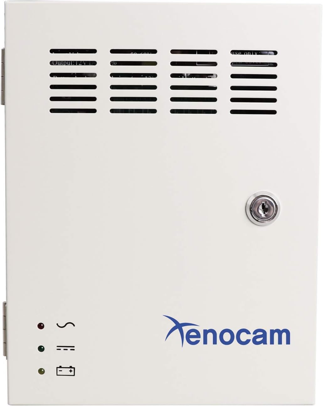 9 Channel 12V 10Amp DC Metal Boxed Cabinet Regulated Power Supply Unit I624301