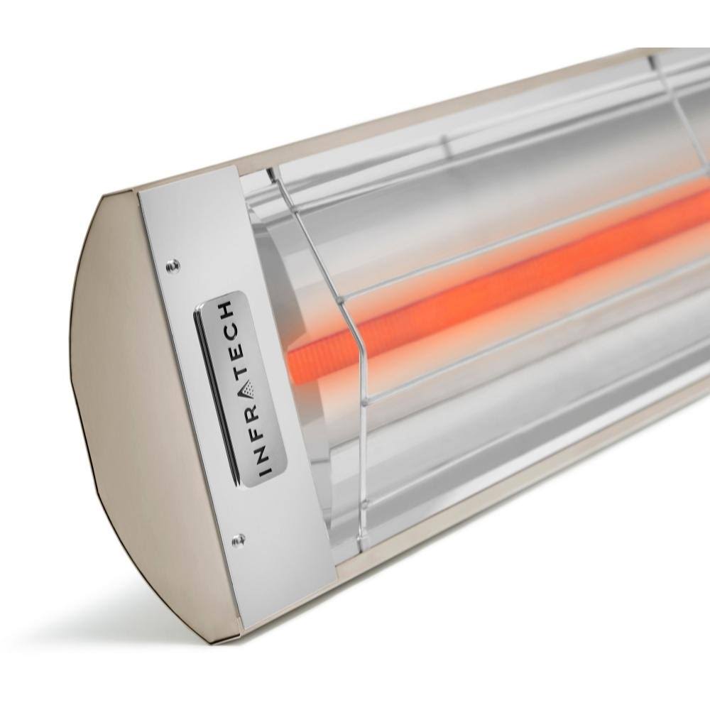 2000W Single Element Electric Infrared Patio Heater - 240V - Stainless Steel G821011