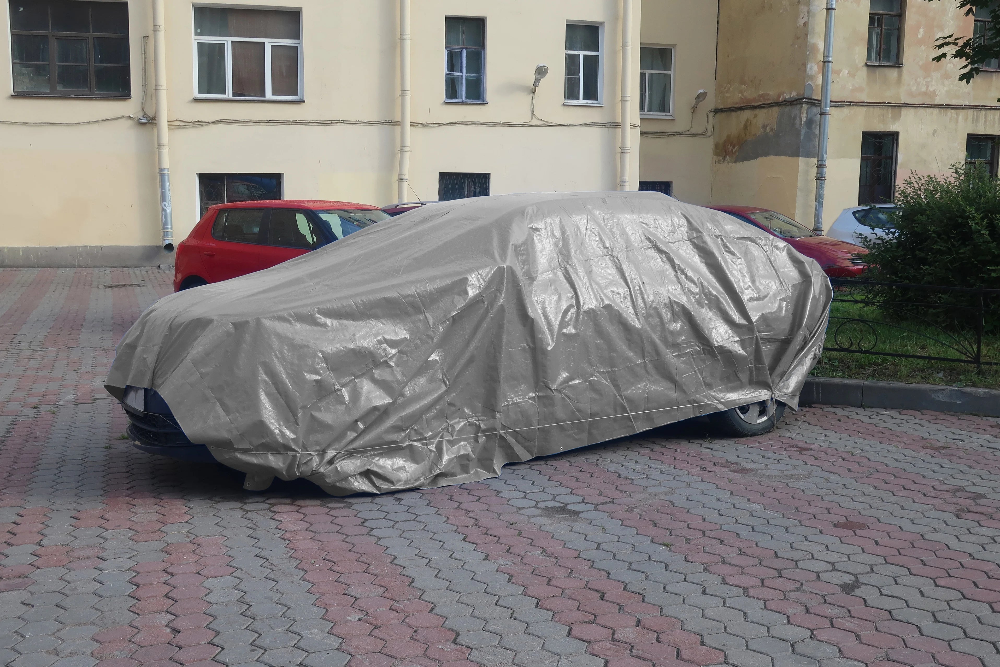9 x 12 Silver/Black Tarp J541888