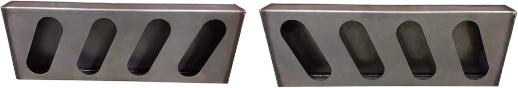 Quadruple Oval Slanted Steel Light Box, 6 Oval Lights, 1 Pair C412