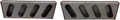 Quadruple Oval Slanted Steel Light Box, 6 Oval Lights, 1 Pair C412