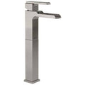 Brilliance Stainless Vessel Lavatory Faucet with Channel Spout E941