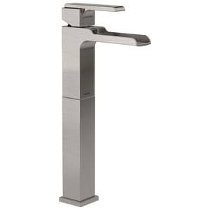 Brilliance Stainless Vessel Lavatory Faucet with Channel Spout E941