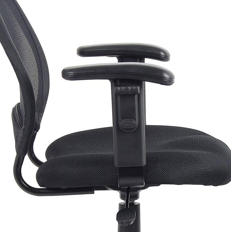 Mesh Drafting Stool with Adjustable Arms Q9349