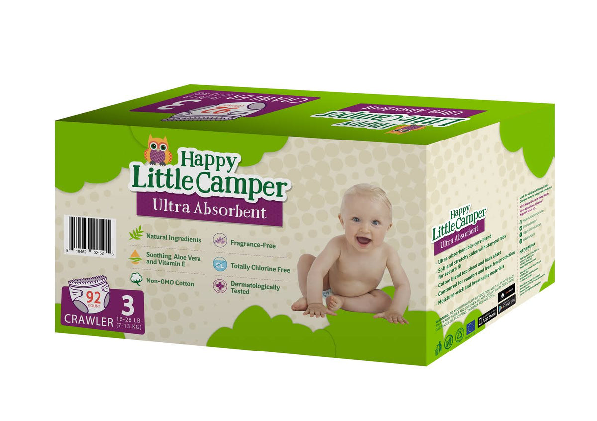 92 Count Natural Diapers Size 3 B903