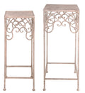 2 Piece Square Metal Plant Stand Set H269820