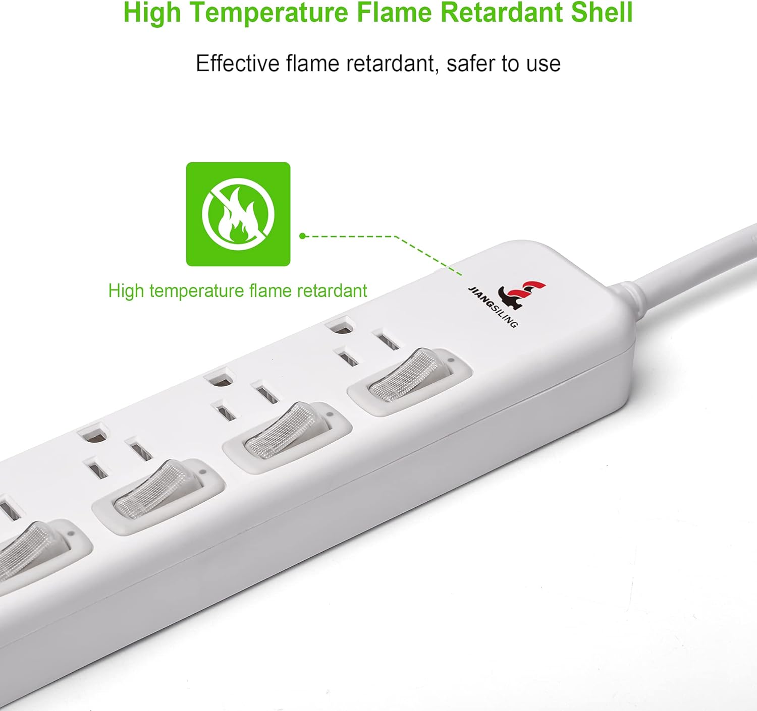12 Pack Surge Protector Power Strip with Individual Switch T706178
