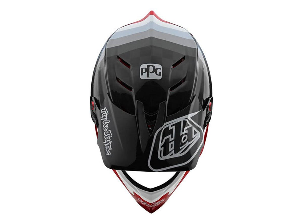 XL D4 Carbon Helmet Black/Red R767