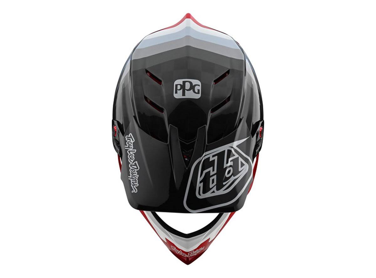 XL D4 Carbon Helmet Black/Red R767