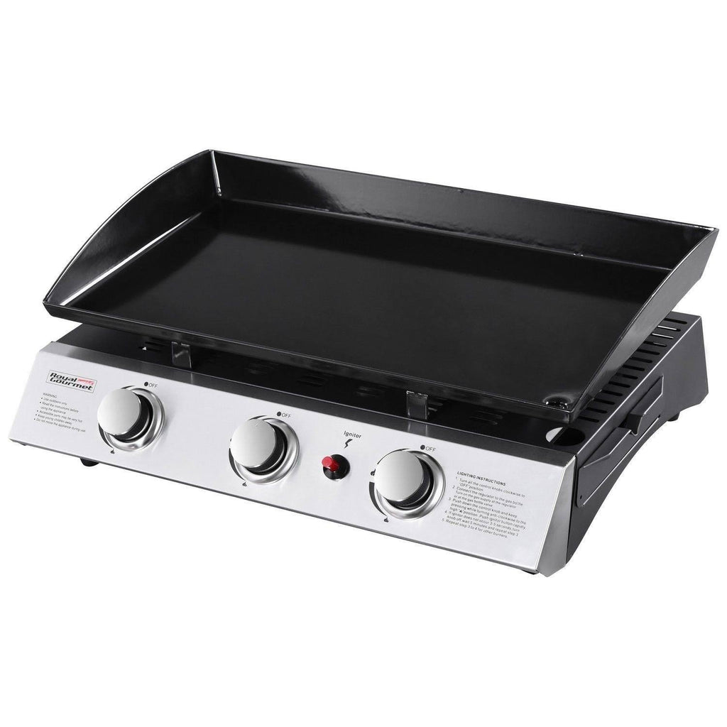 Portable 3-Burner Propane Gas Grill Griddle Q333