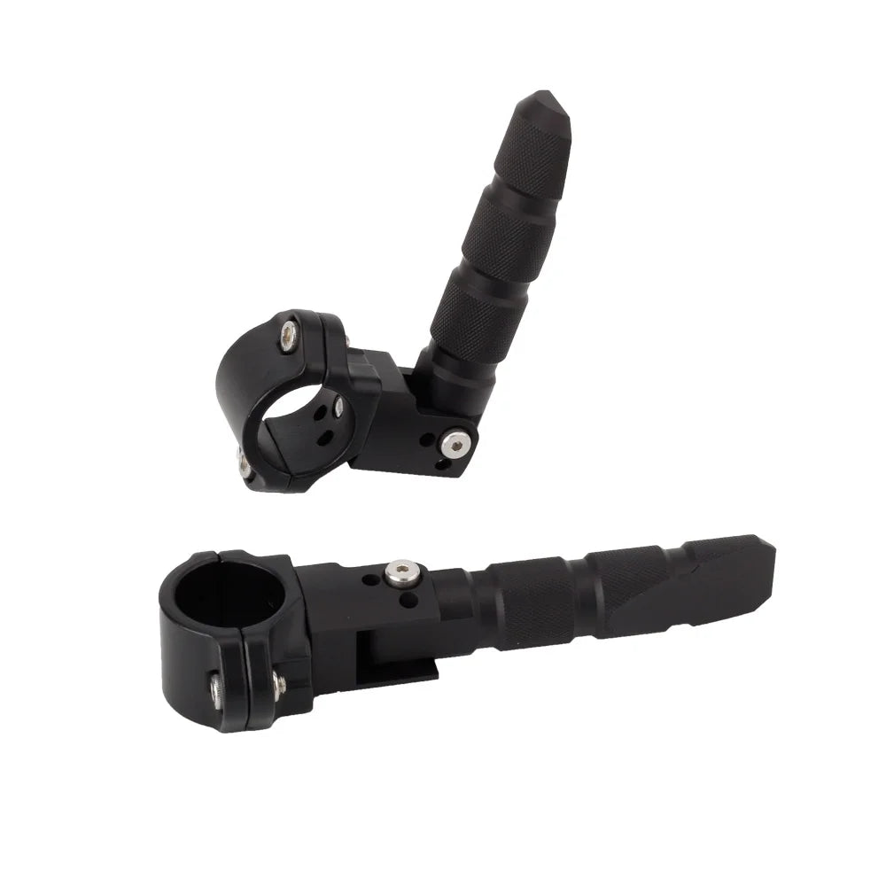 Universal Motorcycle 360 Rotatable Highway Crash Bar Foot Pegs H784562