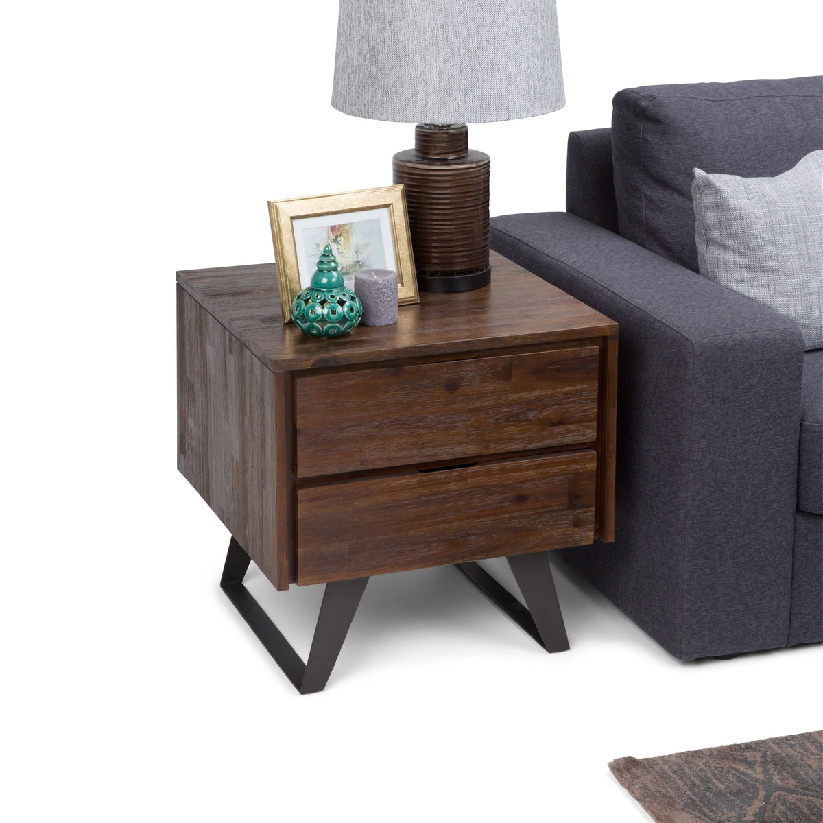 Solid Acacia Side Table I530