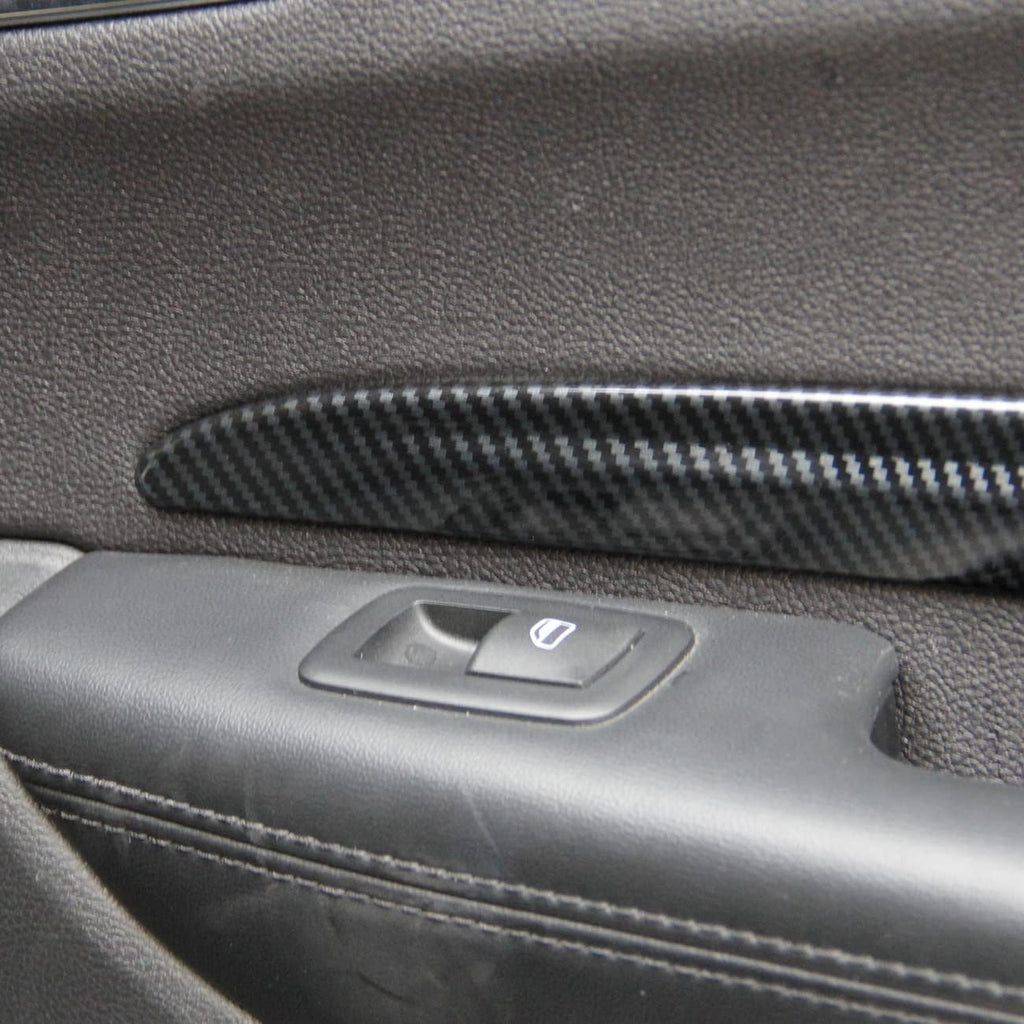 Carbon Fiber 4 Doors Panel Decor Trim Cover Y6519