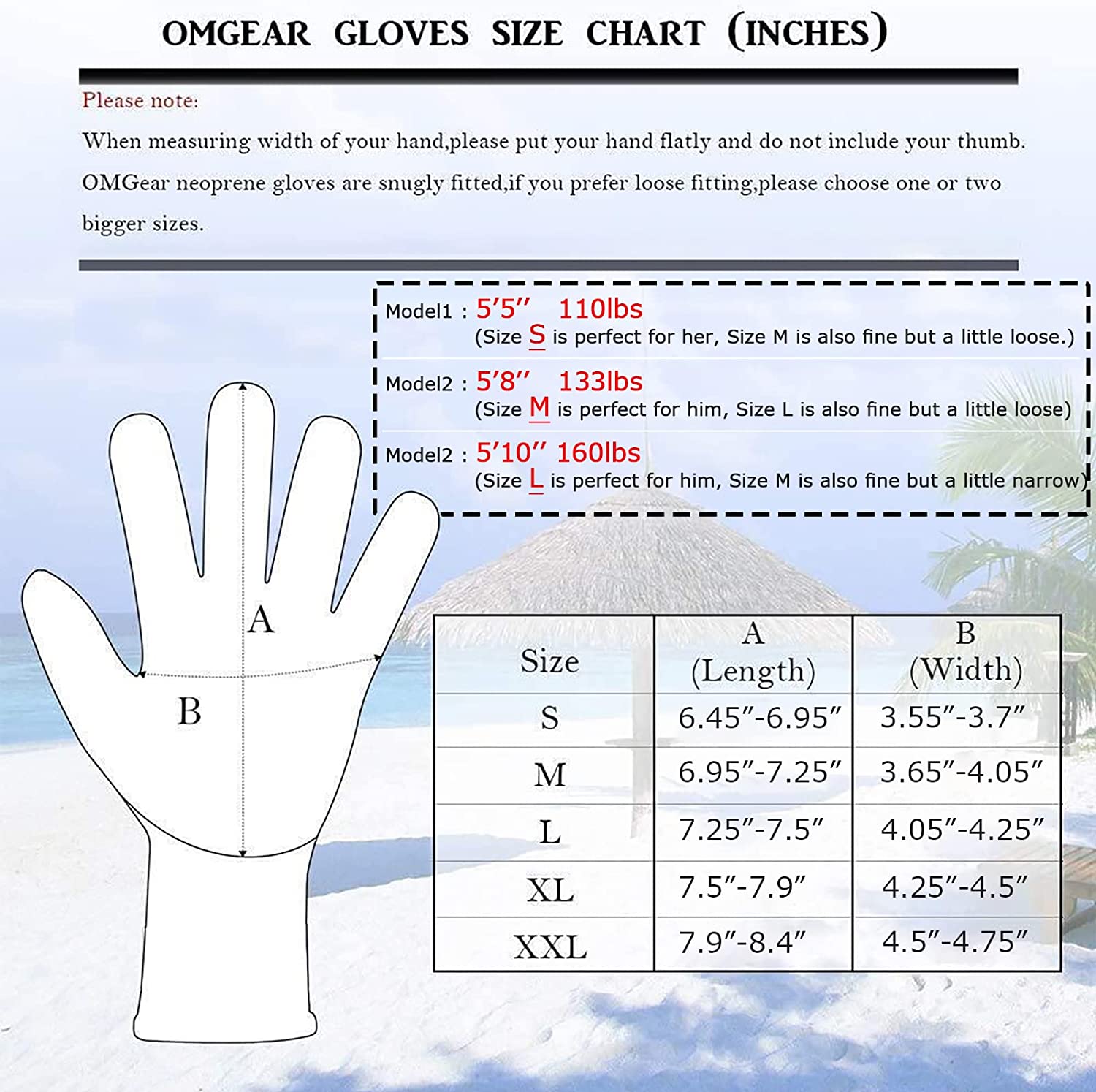 3mm Neoprene Diving Gloves L678471