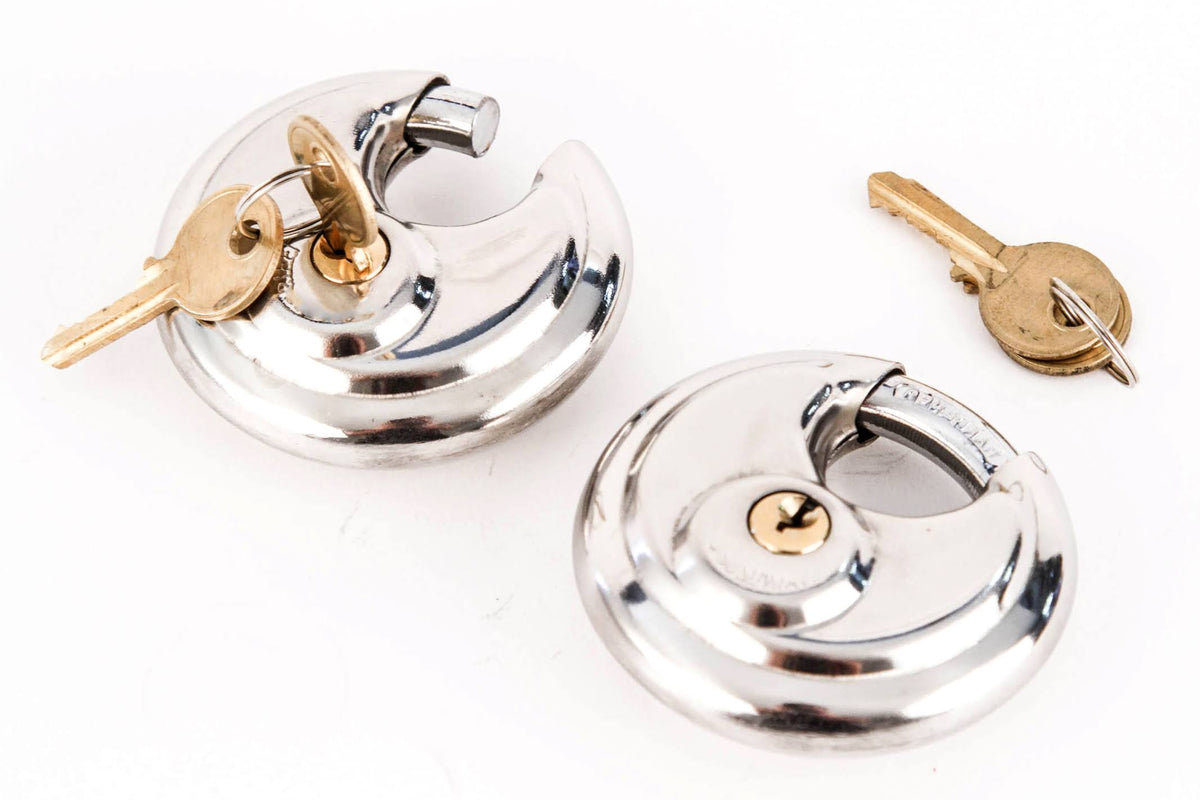 10 Armor Disc Padlock Trailer Locks Stainless Keyed Same T267