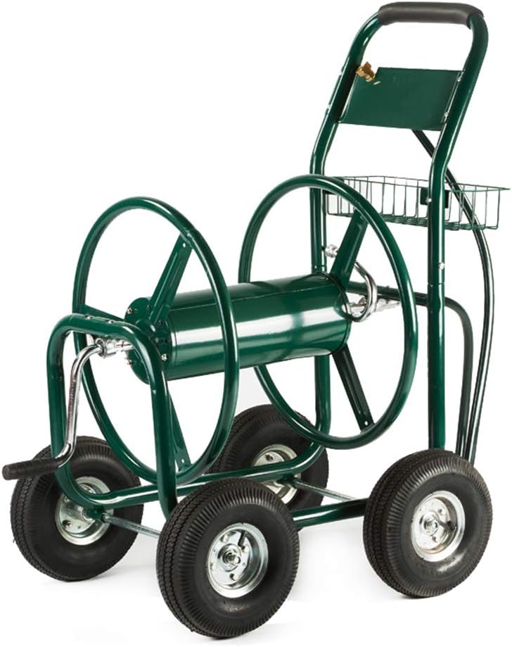 Green Hose Reel Cart T6956