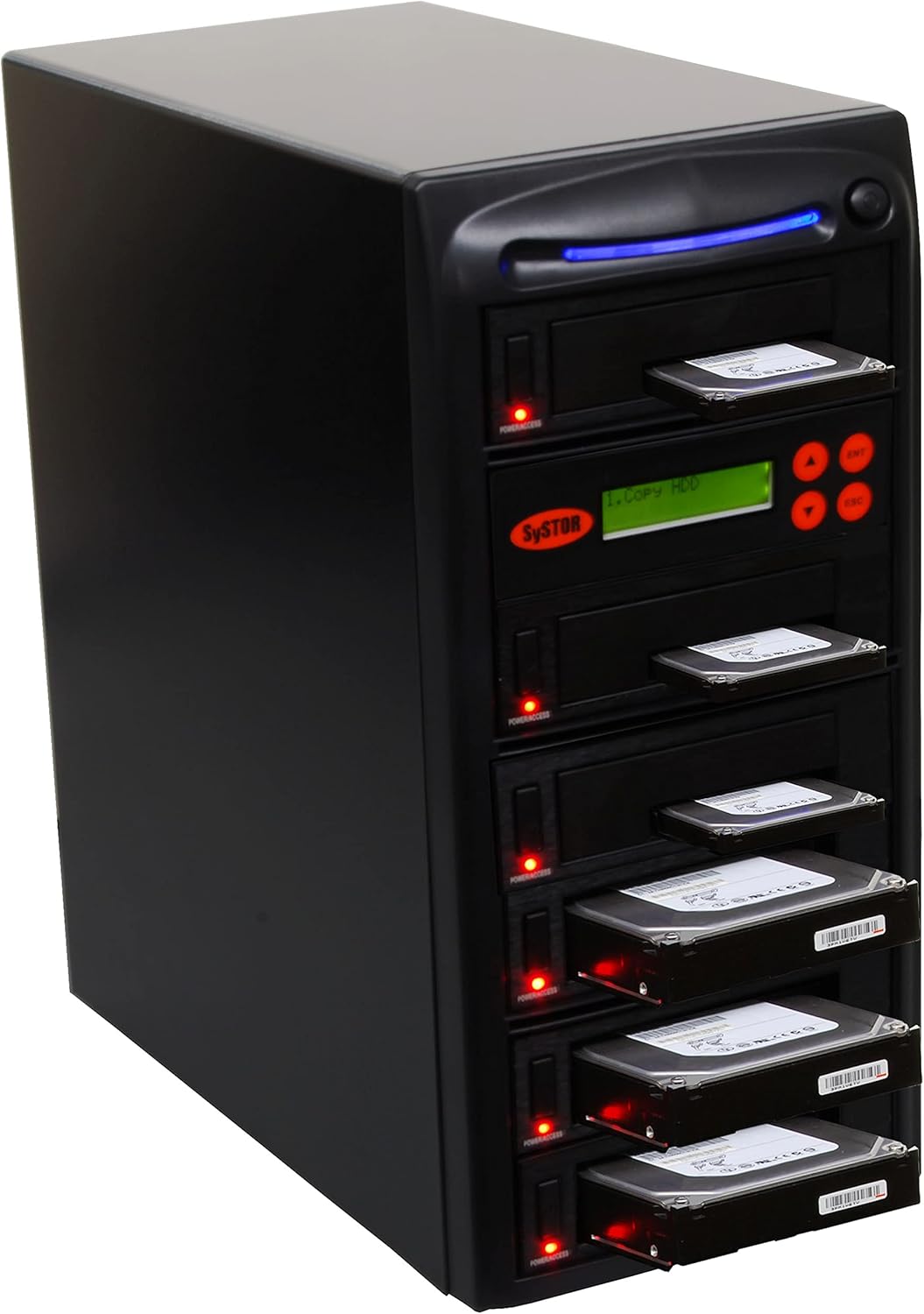 Hard Drive Duplicator for Multiple SATA 3.5 Disk & 2.5 Solid State Drives L598